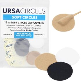 Lavalier Microphone Adhesive Covers and Waist Straps